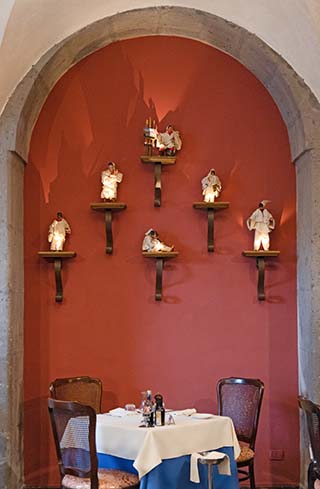 Ambienti del Ristorante La Basilica Sorrento