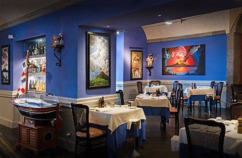 Ambienti del Ristorante La Basilica Sorrento