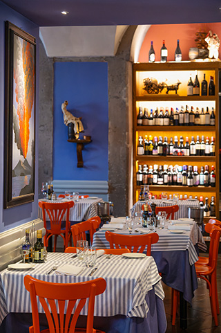 Ambienti del Ristorante La Basilica Sorrento