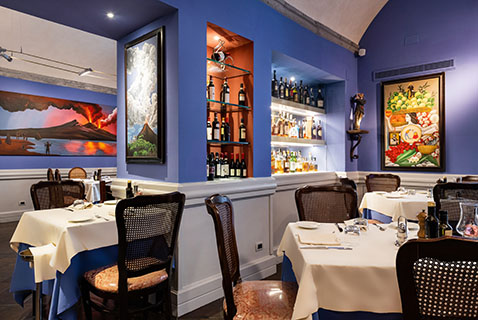 Ambienti del Ristorante La Basilica Sorrento