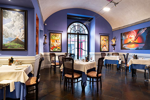 Ambienti del Ristorante La Basilica Sorrento