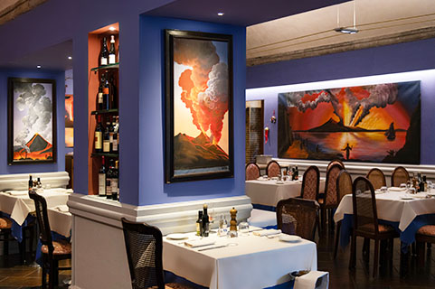 Ambienti del Ristorante La Basilica Sorrento
